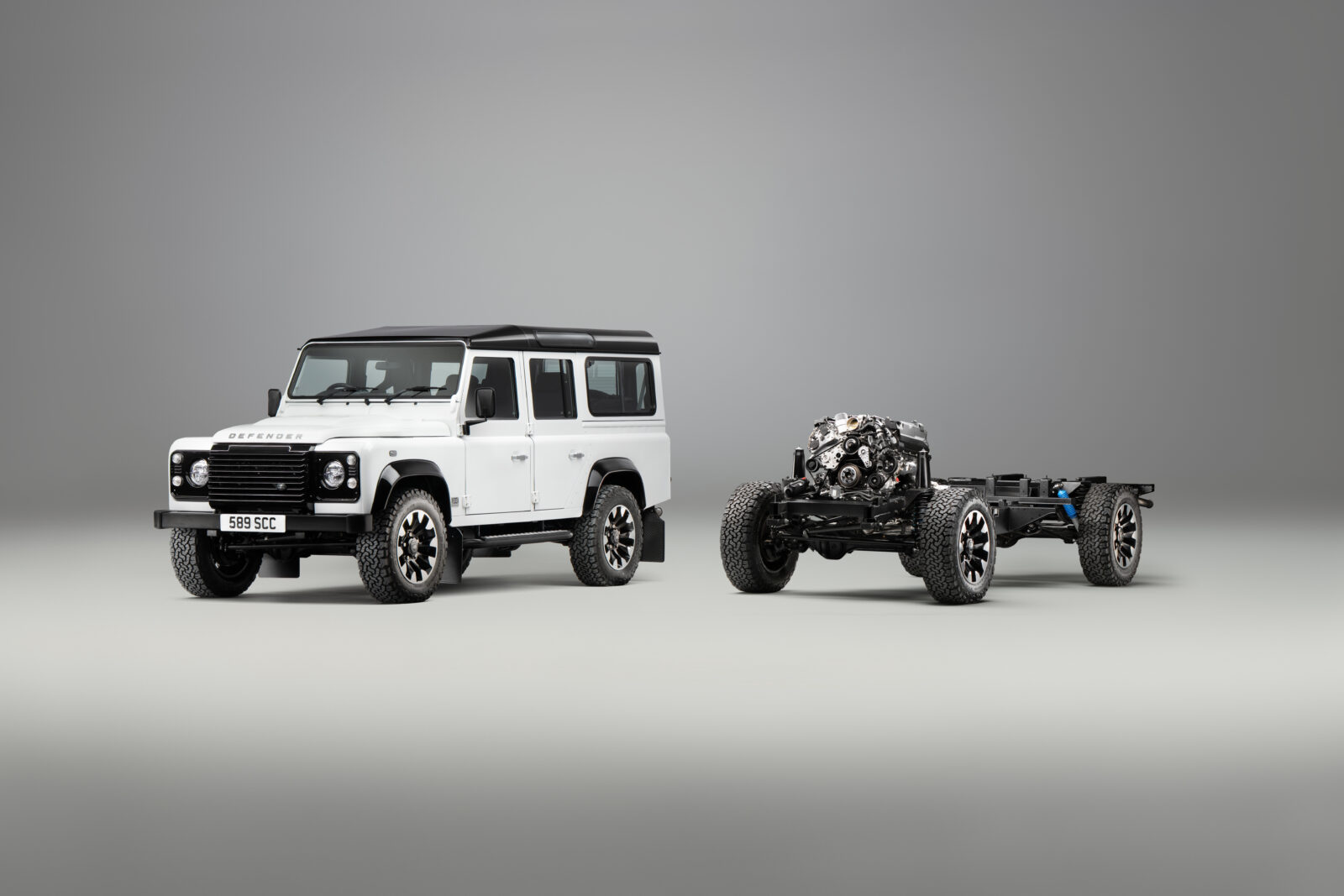 Defender Classic ofrece convertir los Defender 90 y 110 en un Works V8