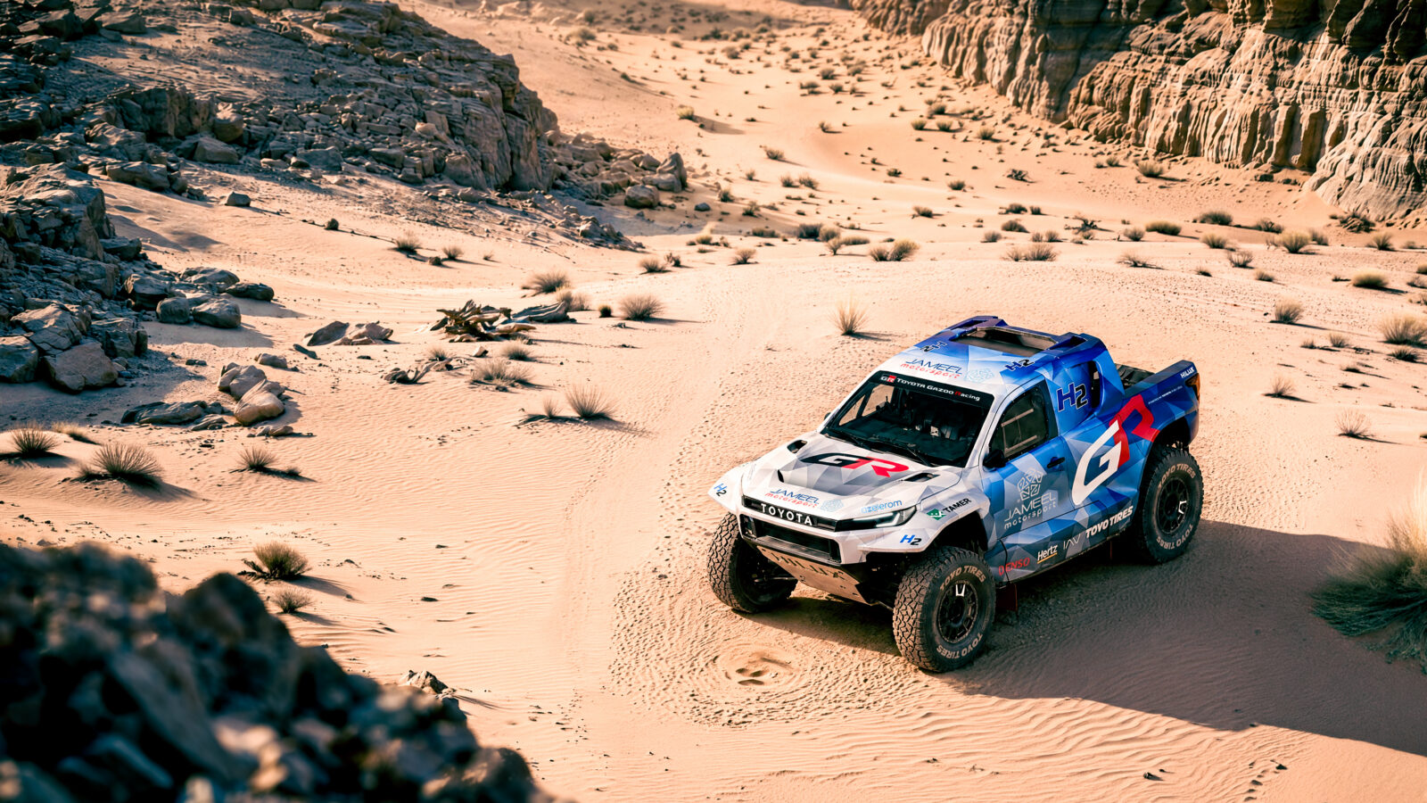 Toyota GAZOO Racing correrá el Dakar 2027 con un Hilux de hidrógeno