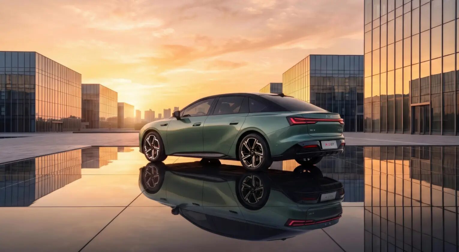 Hongqi Tiangong 07: berlina eléctrica de 5 metros con arquitectura de 800 V