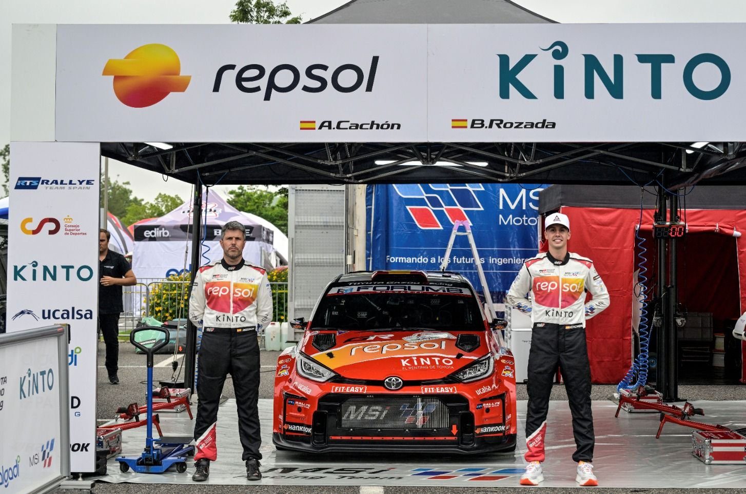 Cachón y Rozada cierran su temporada en WRC2 con tres podios y un Toyota GR Yaris Rally2