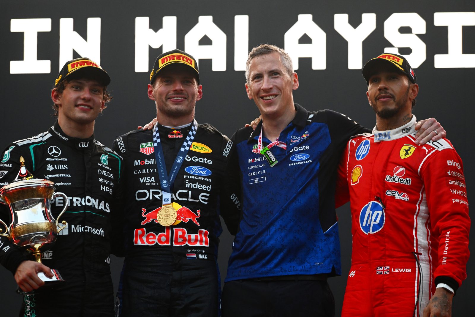 Verstappen gana en Malasia y los intermedios debutan en la temporada, según Pirelli