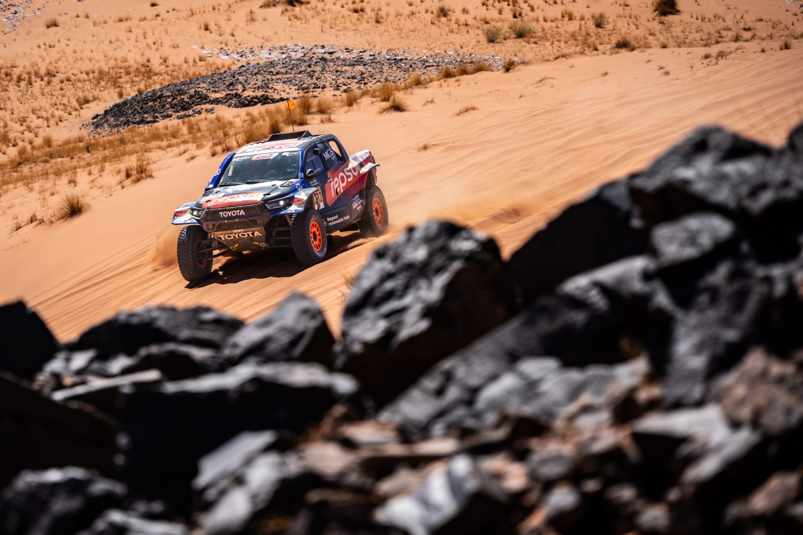 Isidre Esteve termina 19.º de Ultimate en Marruecos con el Toyota DKR GR Hilux