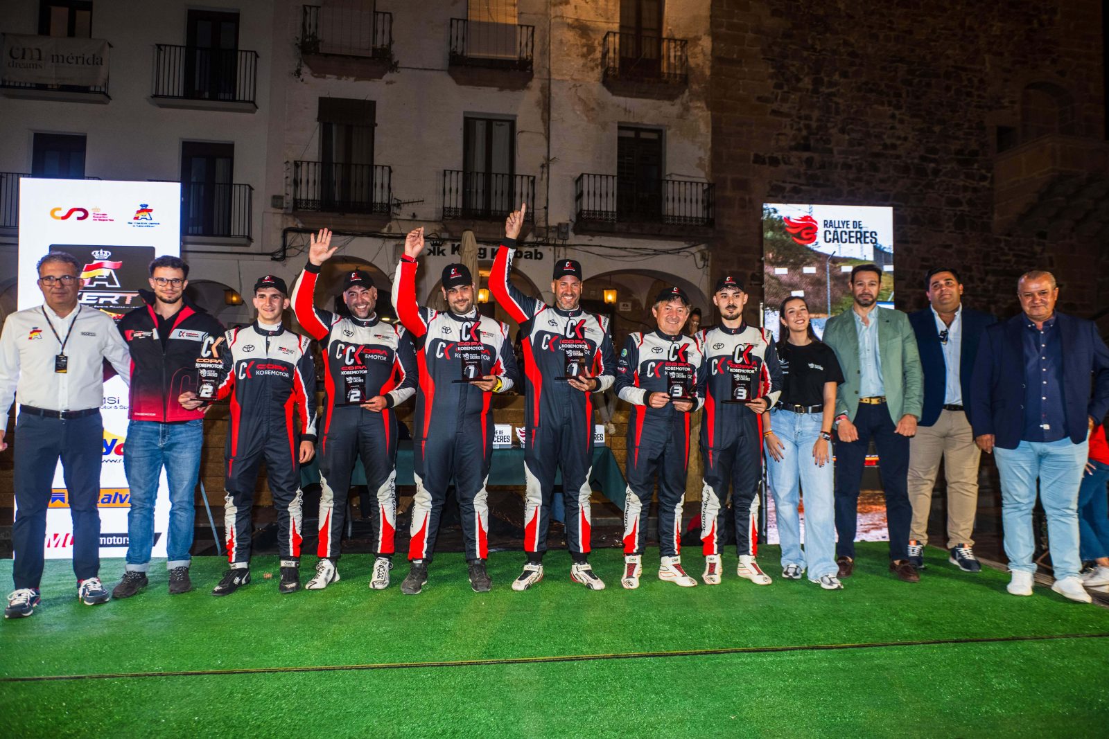 Raúl Carrasco gana el Rallye de Cáceres con el Toyota Yaris Rally5 Kit