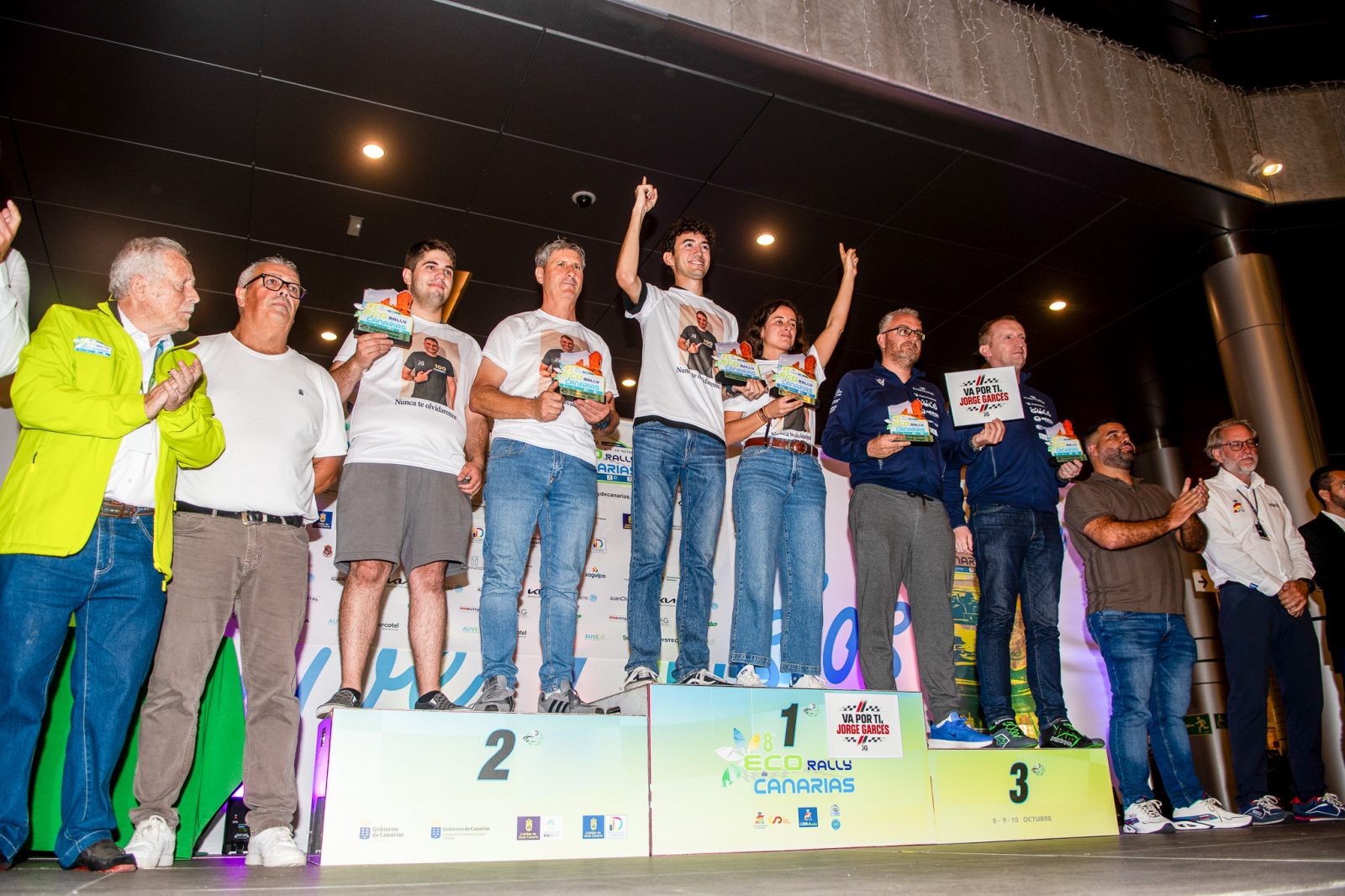 Ángel Santos y David Sánchez, terceros en el Eco Rallye Canarias con el Toyota RAV4 Plug-in