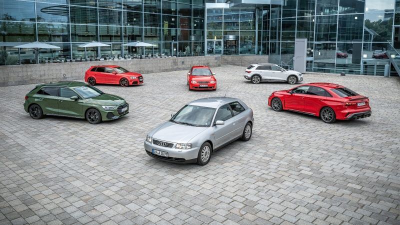 El Audi A3 cumple 30 años con más de seis millones de unidades fabricadas