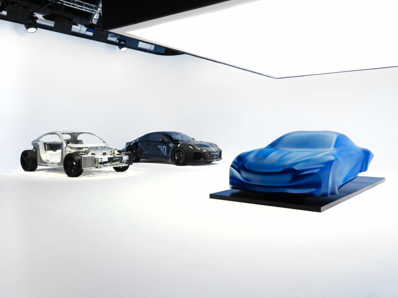 Alpine adelanta el diseño del futuro A110 con una escultura