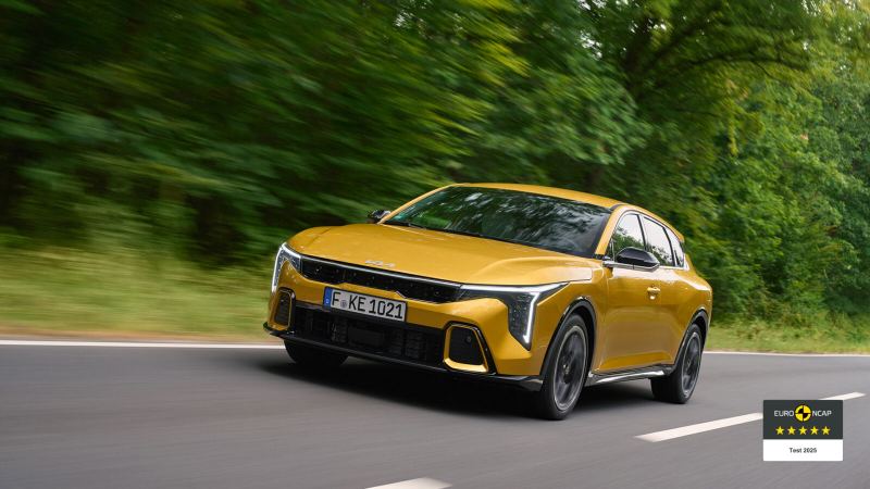 Cinco estrellas Euro NCAP para el Kia K4 con el paquete DriveWise ADAS