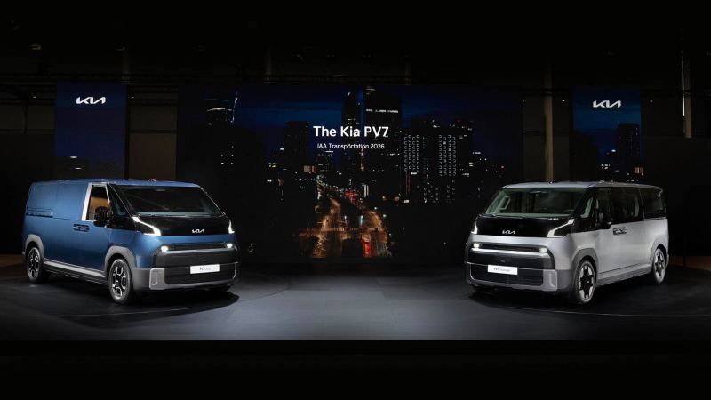 Kia PV7: el segundo eléctrico de su gama PBV, en pasajeros y carga