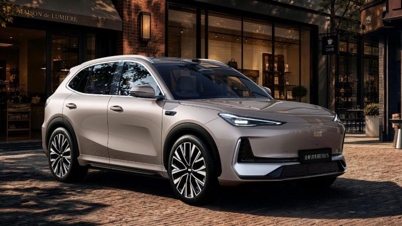 Nuevo Geely EX5: propulsión trasera, LiDAR y carga 6C
