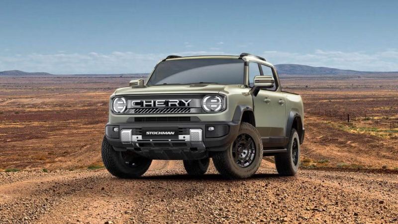 Chery Stockman: pick-up híbrido enchufable diésel de 469 CV