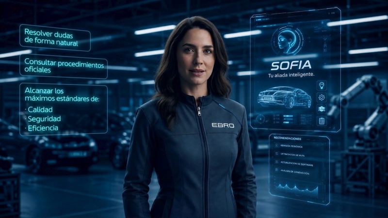 EBRO e INFOVA Automotion, premiadas por el grupo Chery por su asistente de posventa SOFIA