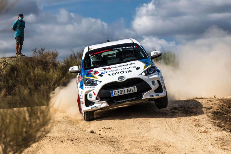 Raúl Carrasco gana el Rallye de Cáceres con el Toyota Yaris Rally5 Kit