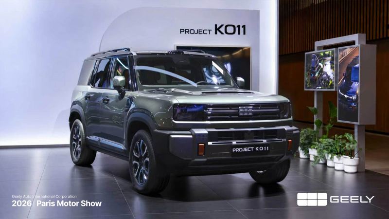 Geely KO11: SUV híbrido enchufable todoterreno de 5,07 metros que llegará a Europa a finales de 2027