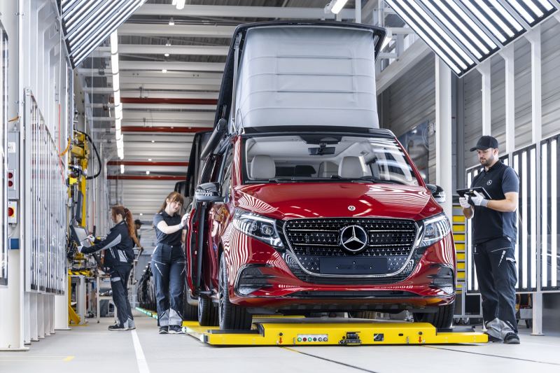 Mercedes-Benz Marco Polo: empieza su producción íntegra en la planta de Ludwigsfelde