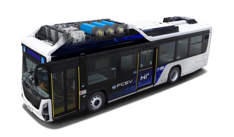 Toyota Sora: nuevo autobús de hidrógeno con más de 300 km de autonomía