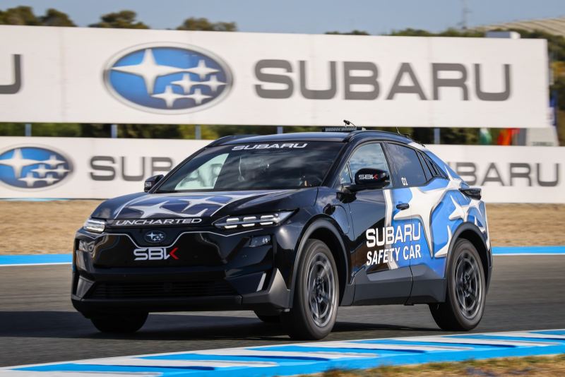 El Subaru Uncharted, Safety Car del Mundial de Superbike en el final de temporada en Jerez