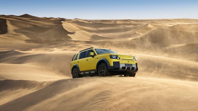 Freelander 8: SUV de 5,1 metros con híbrido enchufable de 620 CV y pantalla 8K de 46,3 pulgadas