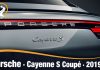 Porsche Cayenne S Coupé 2019