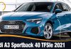 Audi A3 Sportback 40 TFSIe 2021