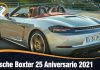 Porsche Boxter 25 Aniversario 2021