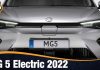 MG 5 Electric 2022