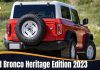 Ford Bronco Heritage Edition 2023