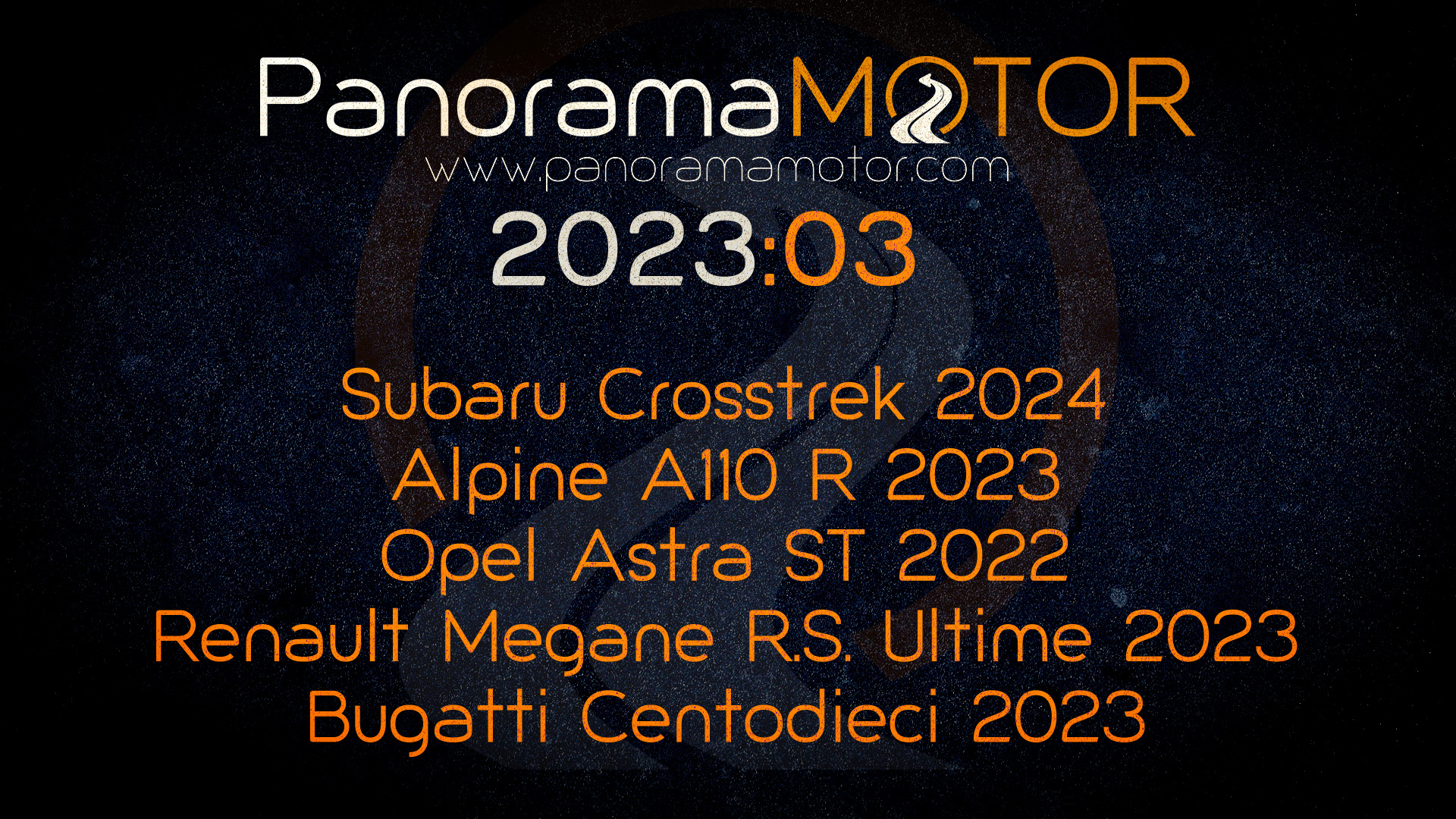PanoramaMotor 03 | 2023 | INFORMACIÓN REVIEW NOVEDADES DEL MUNDO DEL MOTOR