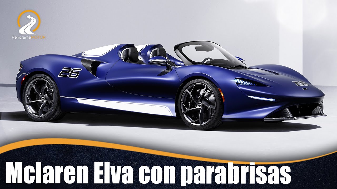 Mclaren Elva con parabrisas