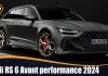 Audi RS 6 Avant performance 2024