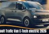 Renault Trafic Van E-Tech electric 2026