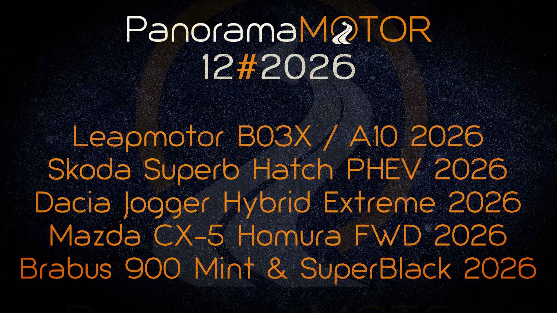 PanoramaMotor 12 | 2026 | REVIEW NOVEDADES DEL MUNDO DEL MOTOR