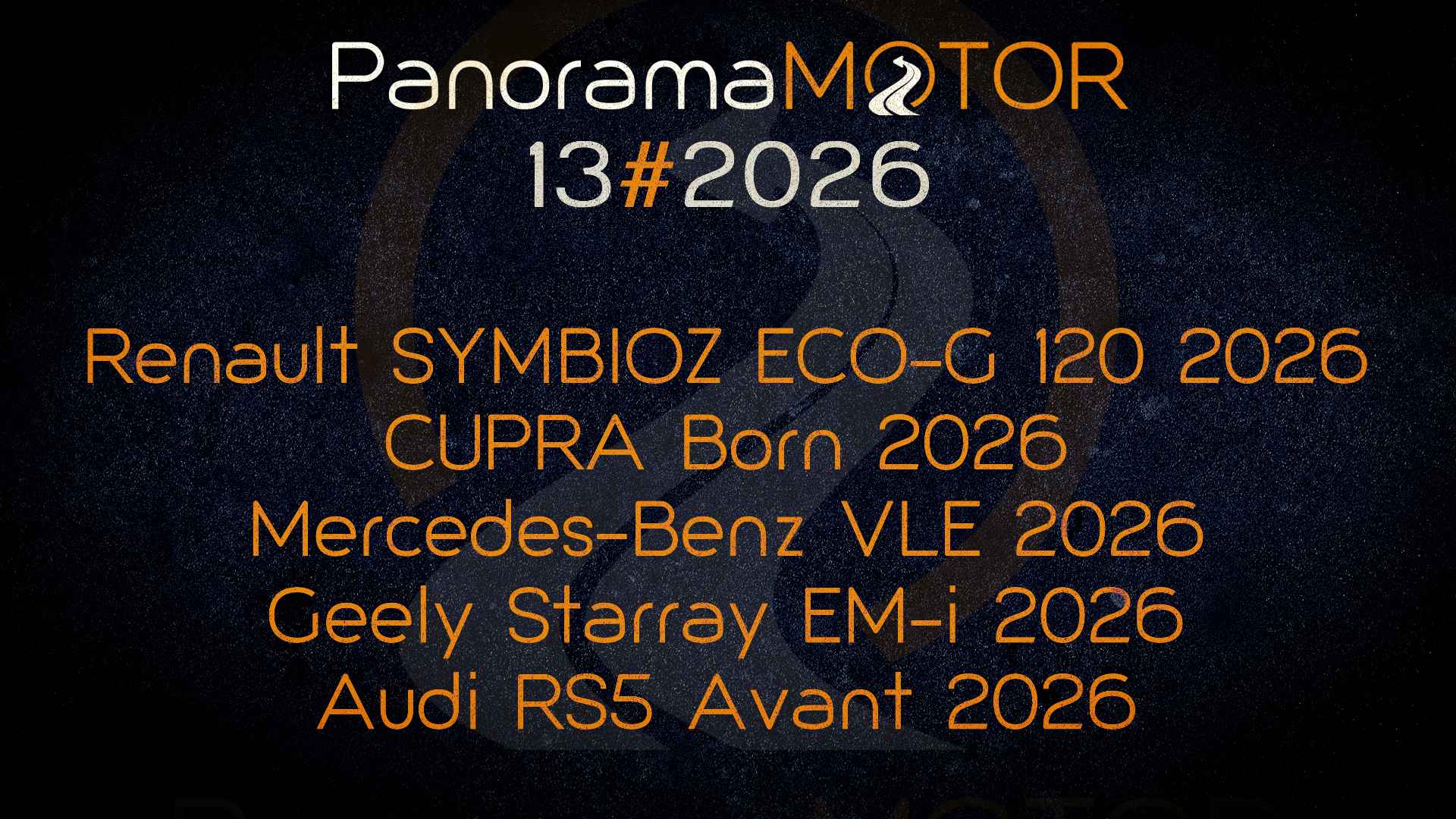 PanoramaMotor 13 | 2026 | REVIEW NOVEDADES DEL MUNDO DEL MOTOR