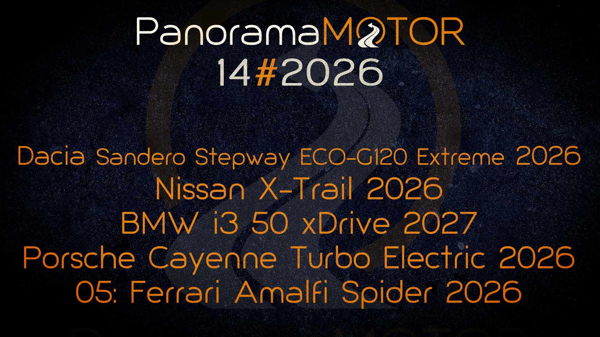 PanoramaMotor 14 | 2026 | REVIEW NOVEDADES DEL MUNDO DEL MOTOR