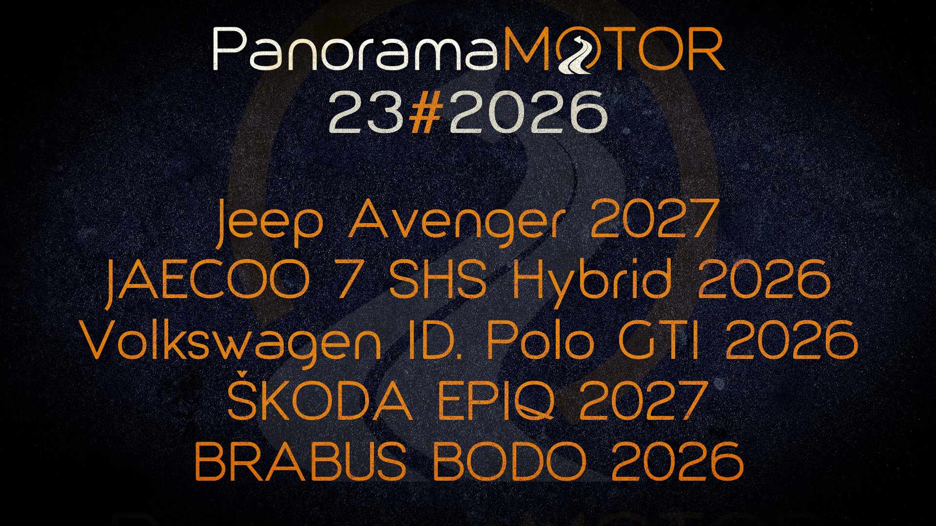 PanoramaMotor 23 | 2026 | REVIEW NOVEDADES DEL MUNDO DEL MOTOR