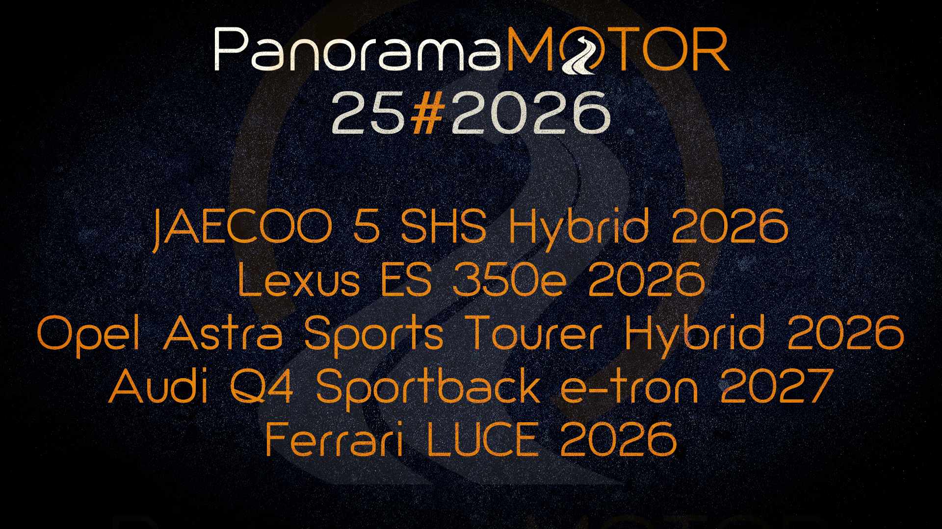 PanoramaMotor 25 | 2026 | REVIEW NOVEDADES DEL MUNDO DEL MOTOR
