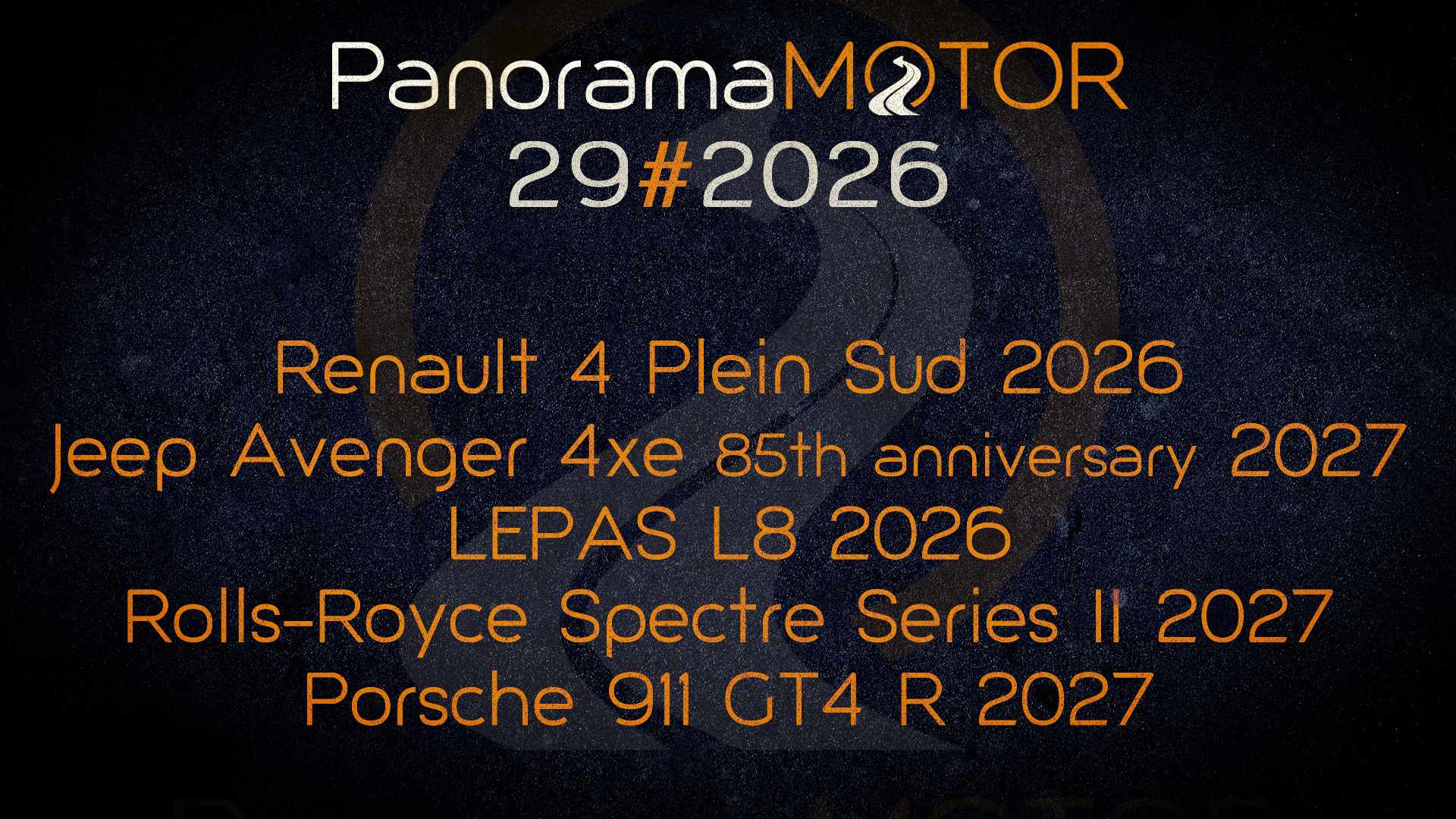 PanoramaMotor 29 | 2026 | REVIEW NOVEDADES DEL MUNDO DEL MOTOR