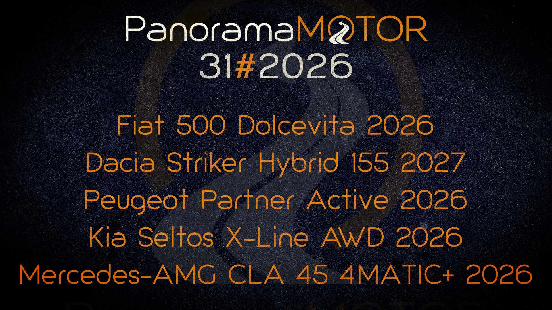 PanoramaMotor 31 | 2026 | REVIEW NOVEDADES DEL MUNDO DEL MOTOR