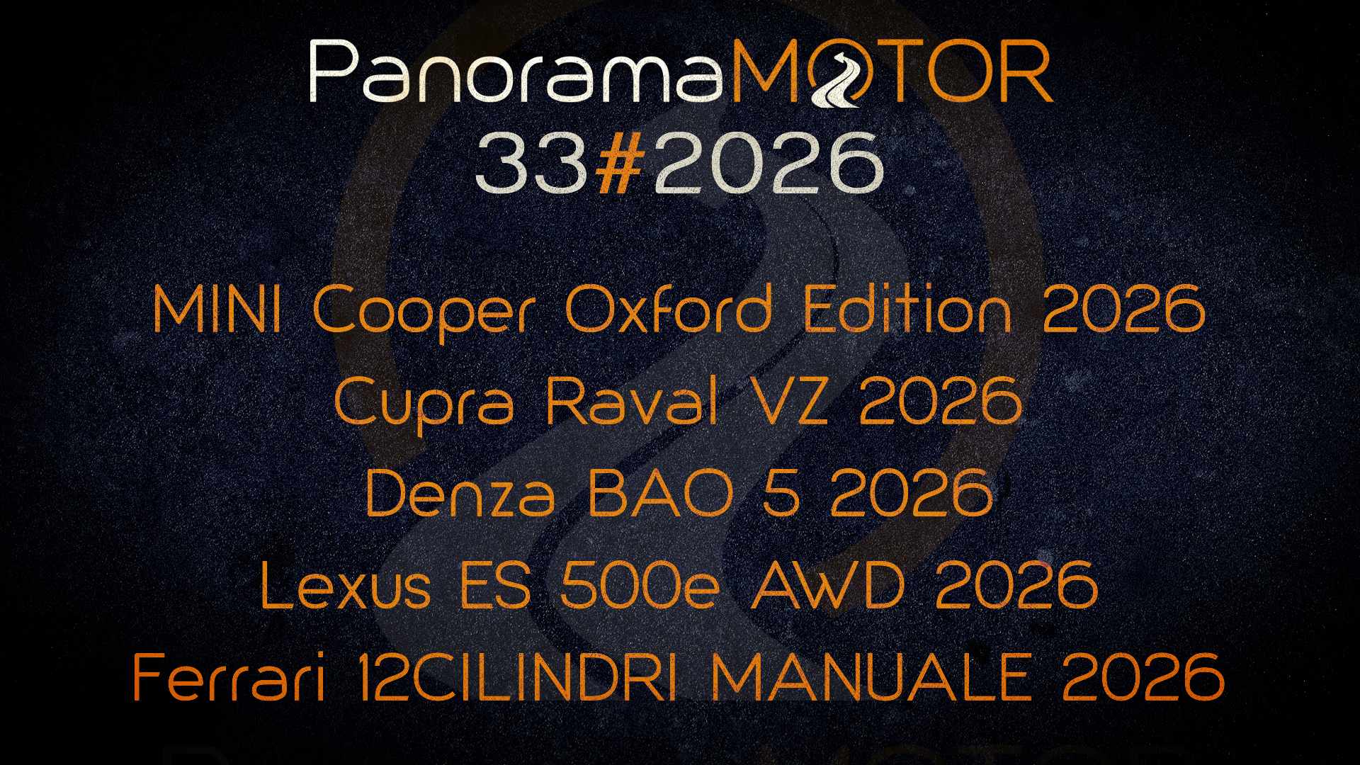 PanoramaMotor 33 | 2026 | REVIEW NOVEDADES DEL MUNDO DEL MOTOR