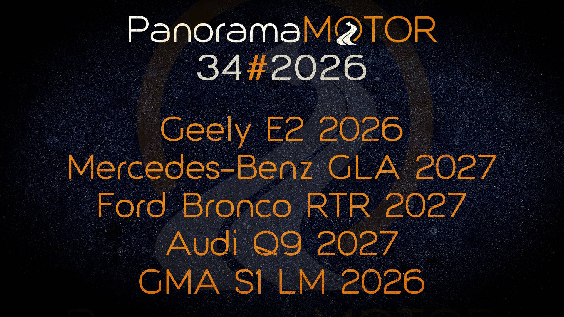 PanoramaMotor 34 | 2026 | REVIEW NOVEDADES DEL MUNDO DEL MOTOR