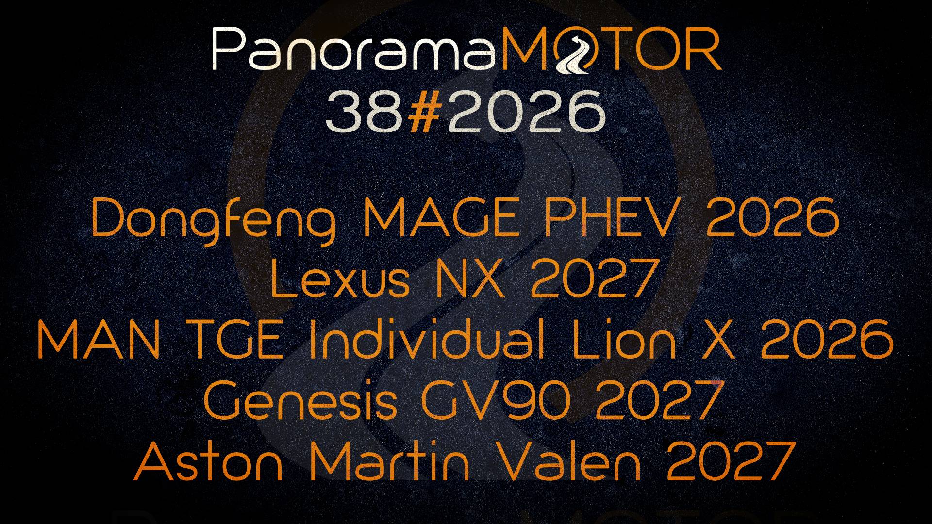 PanoramaMotor 38 | 2026 | REVIEW NOVEDADES DEL MUNDO DEL MOTOR